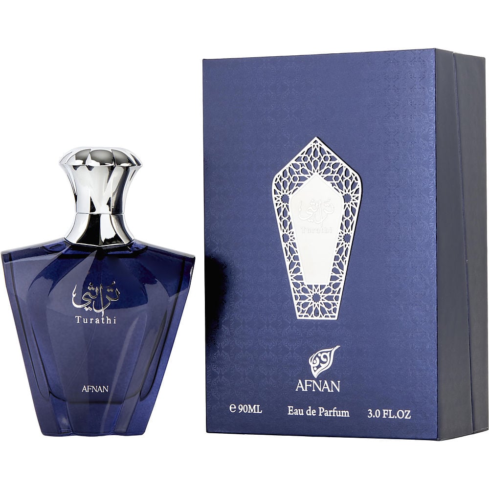 Afnan Turathi Blue By Afnan Perfumes Eau De Parfum Spray 3 Oz Men 7808451838012
