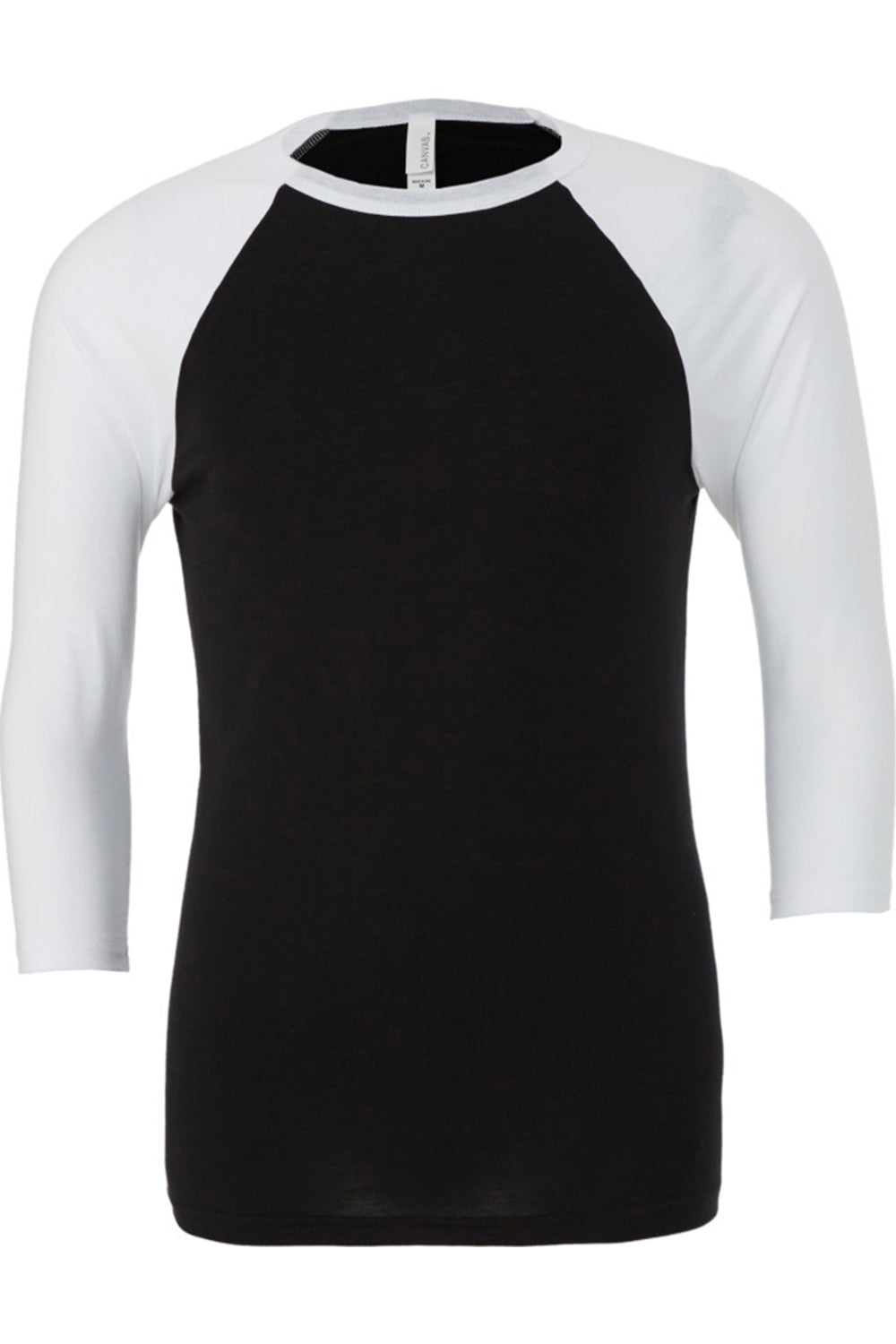 Canvas Mens 3/4 Sleeve Baseball T-Shirt