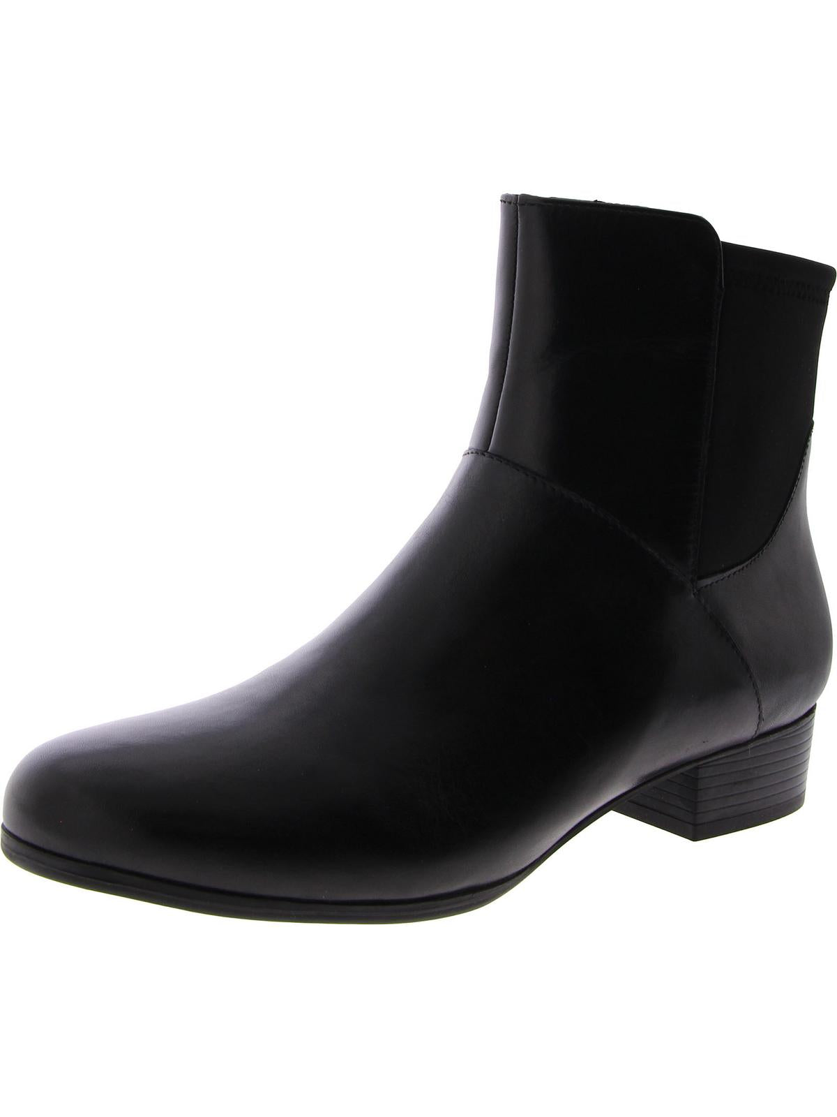 Magnolia Womens Leather Almond Toe Ankle Boots 7770370637884