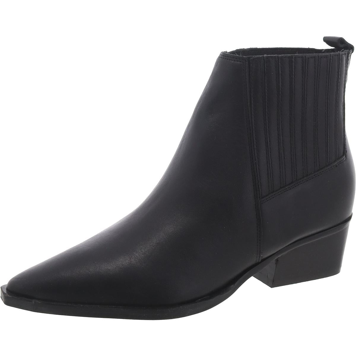 Yarita Leather Pointed Toe Chelsea Boots