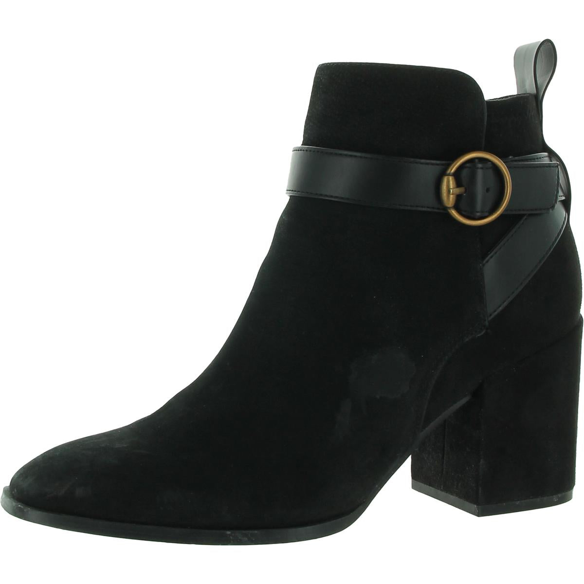 Tenley Zipper Square Toe Booties
