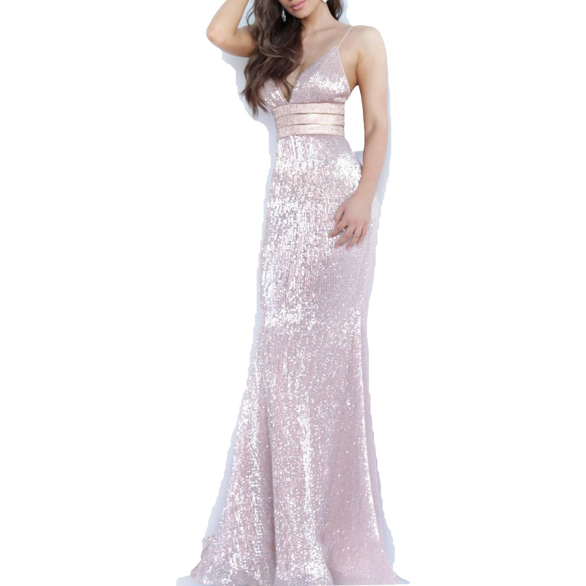 Sequined Mermaid Evening Dress