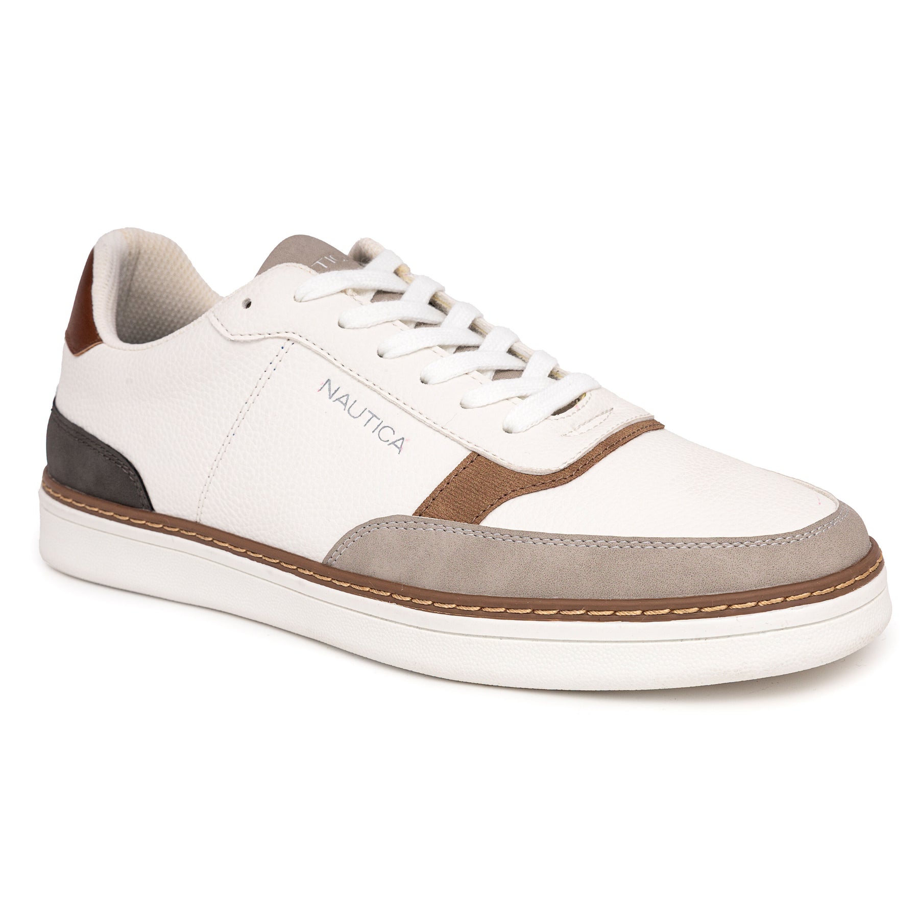 Nautica Logo Lace-Up Sneaker