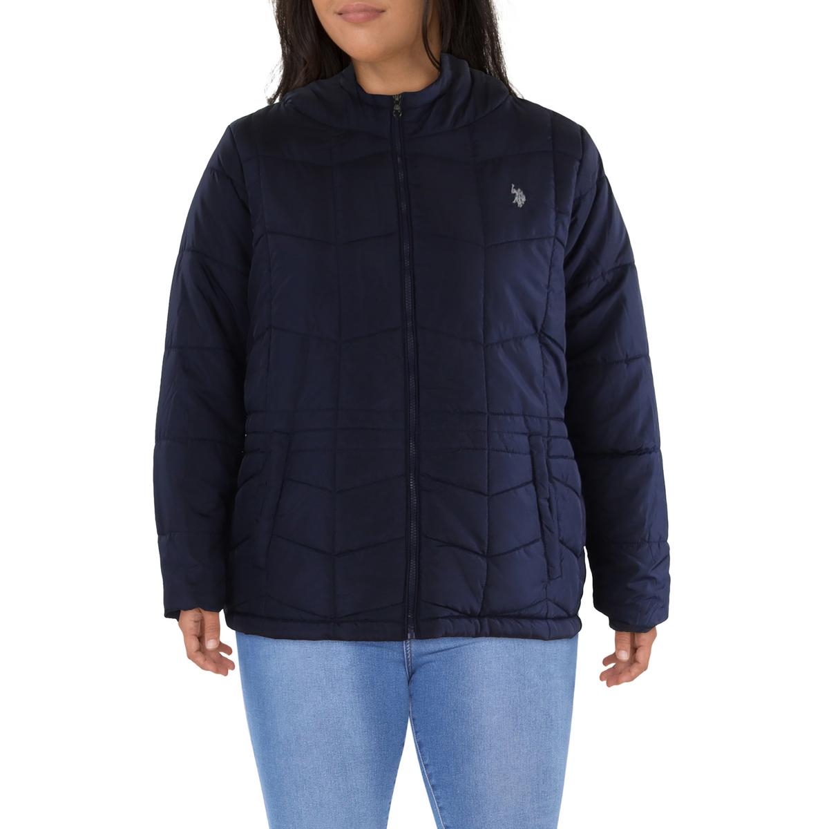 Plus Faux Fur Lined Quilted Coat