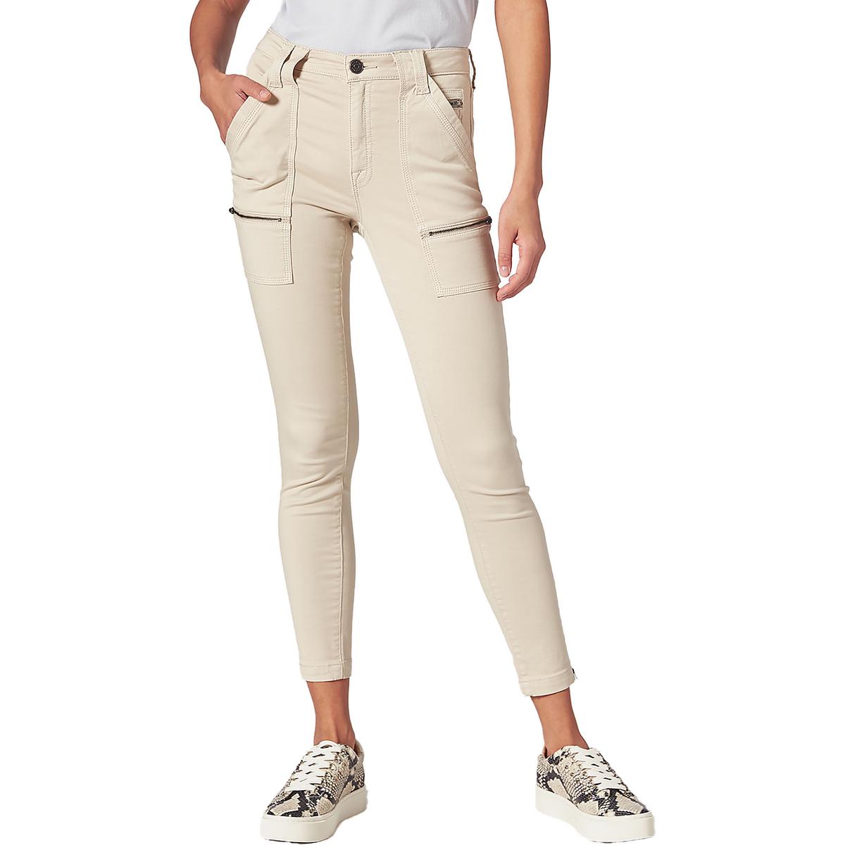 High Rise Zipper Skinny Jeans