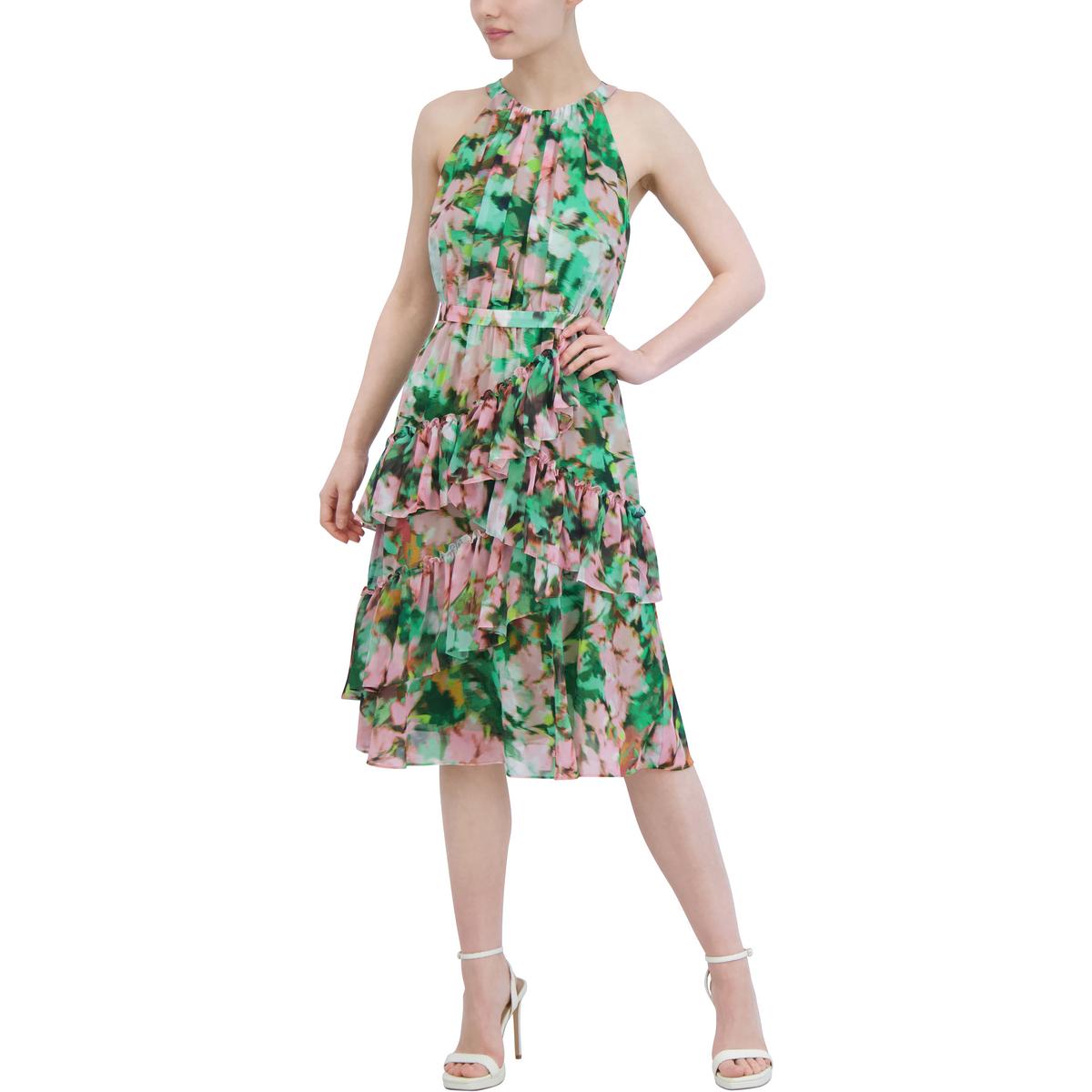 Halter Knee Length Sundress