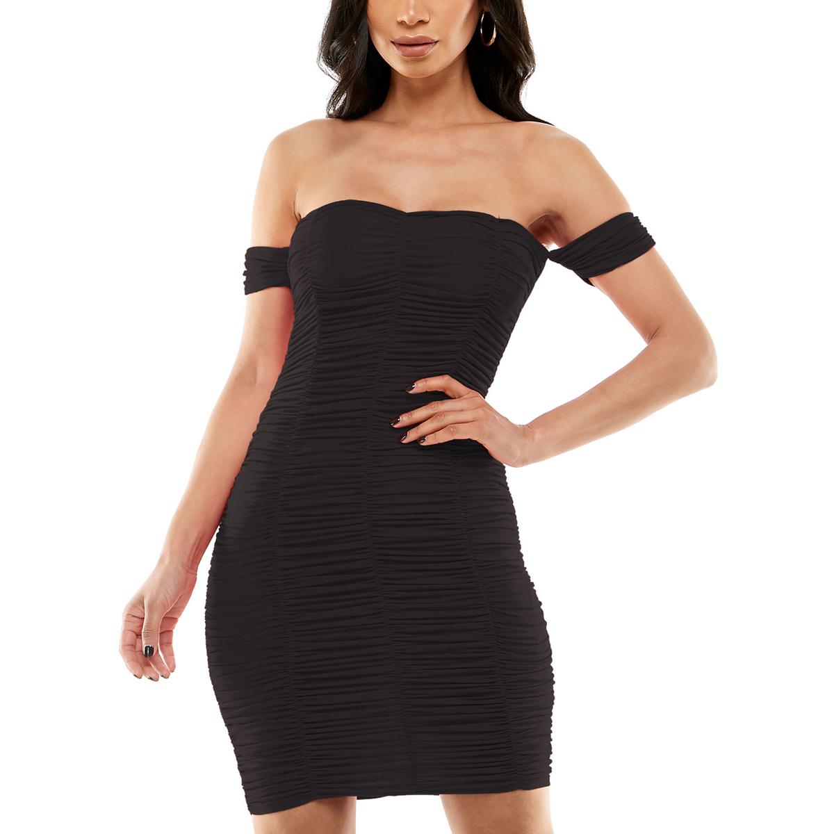 Ruched Mini Bodycon Dress