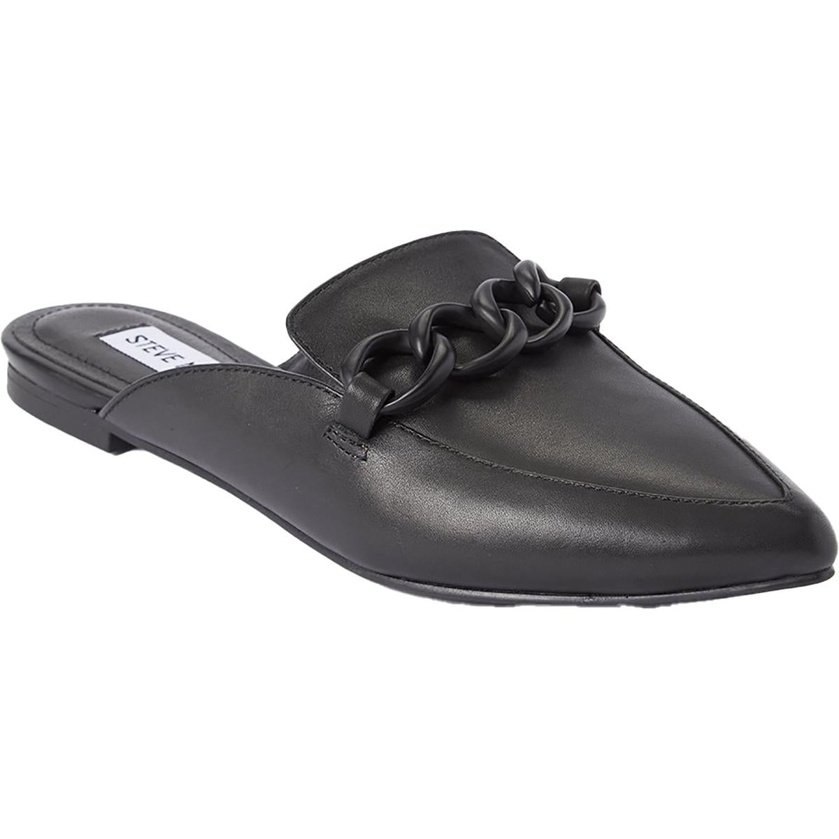 Approve Leather Pointed Toe Mules