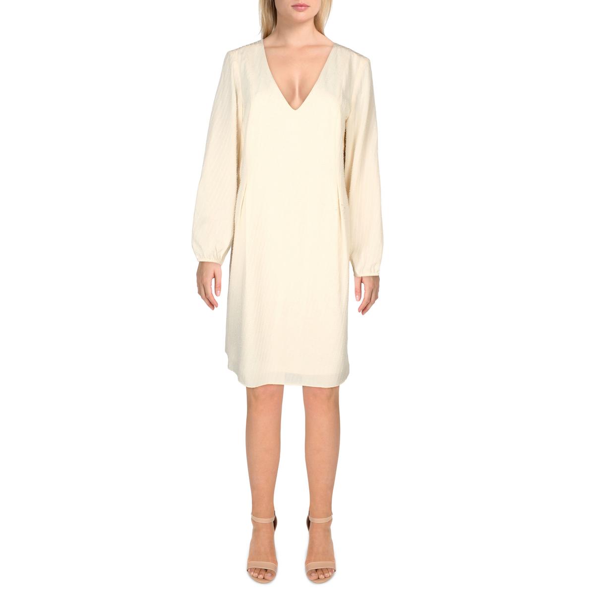 Metallic Work day Wear Shift Dress