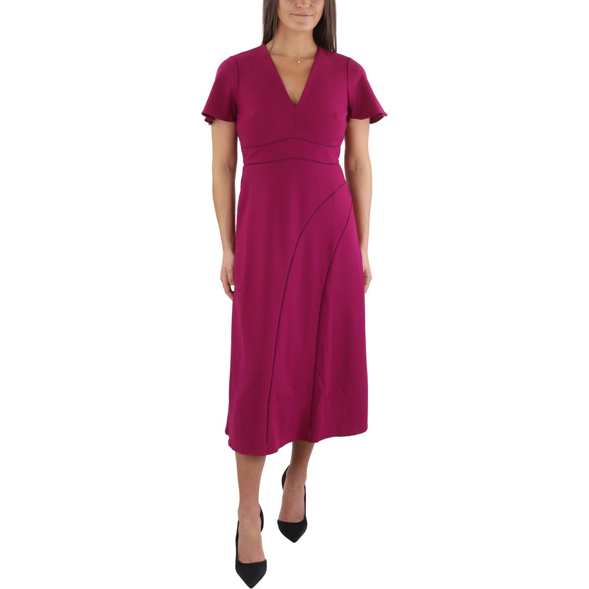 Open Stitch Midi Dress