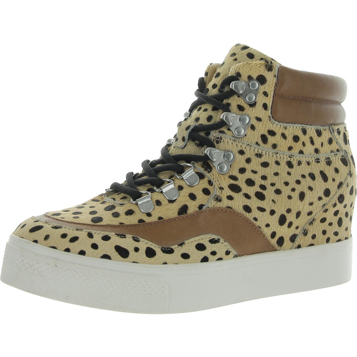 WEBER Leather Calf Hair Casual And Fashion Sneakers