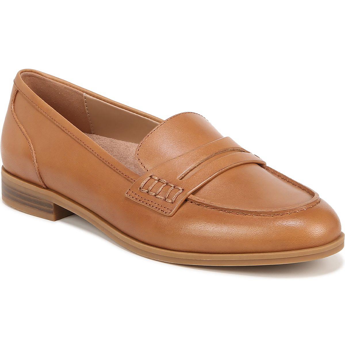Mia Leather Slip On Loafers