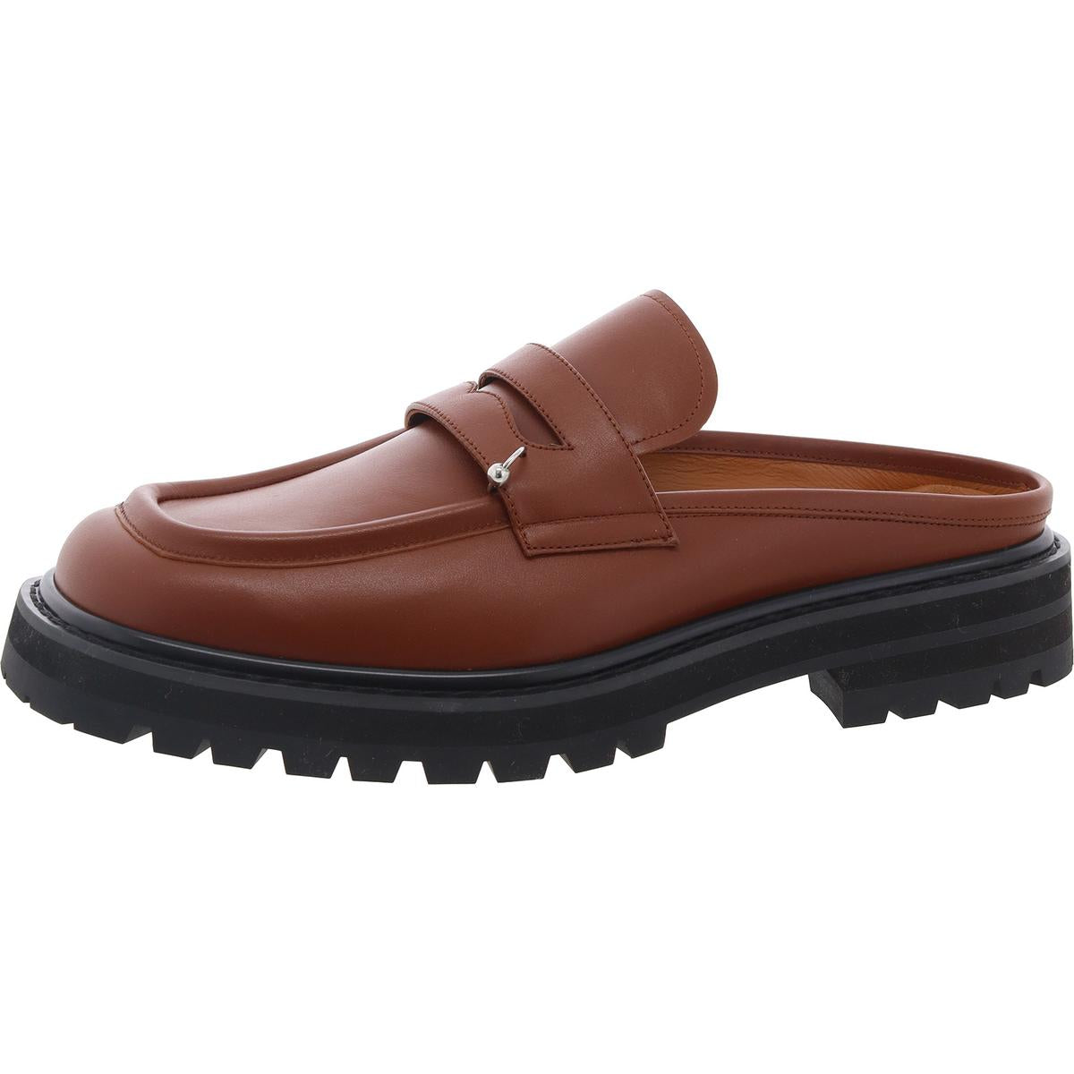 Sabot Mules Leather Loafers