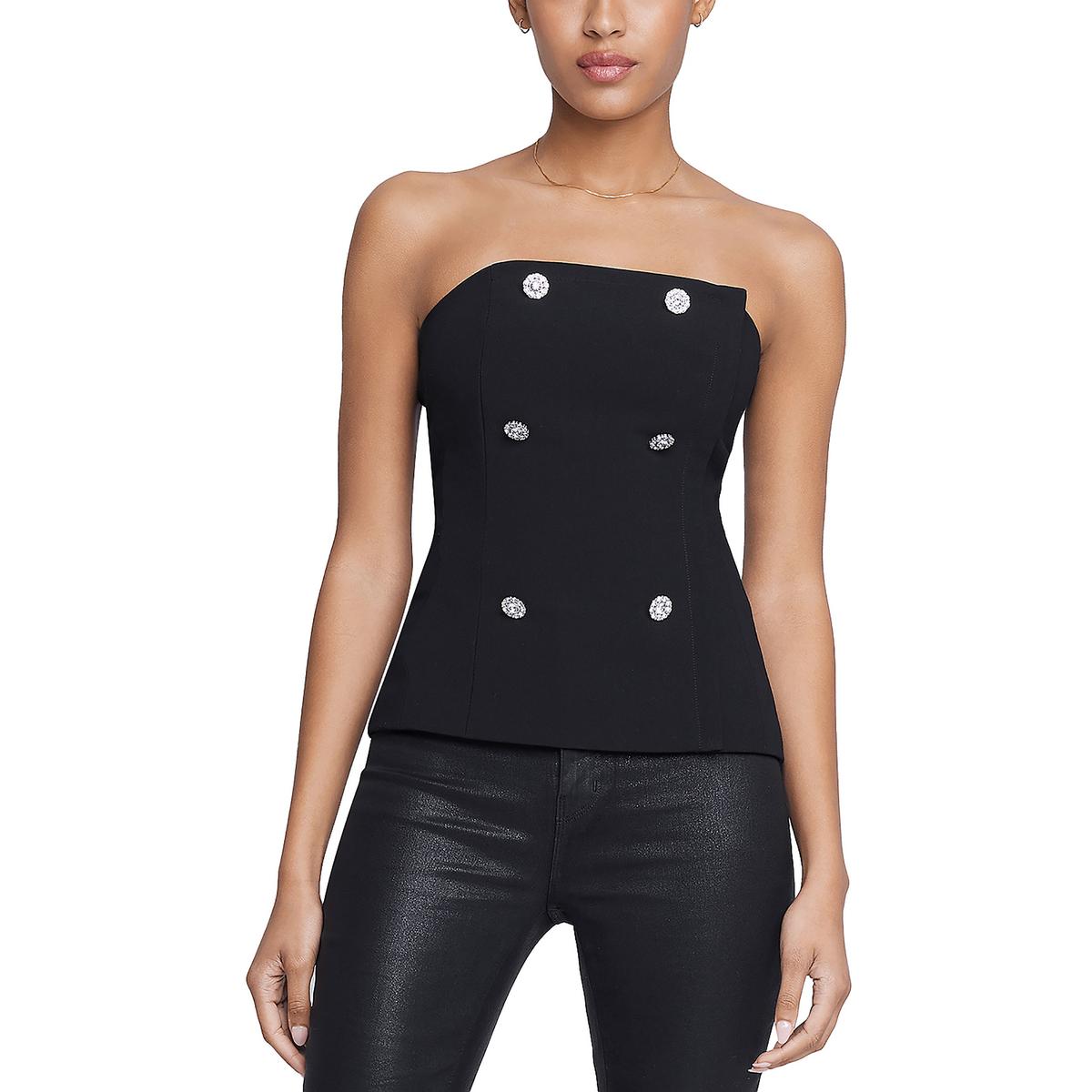 Embellished Bustier Strapless Top