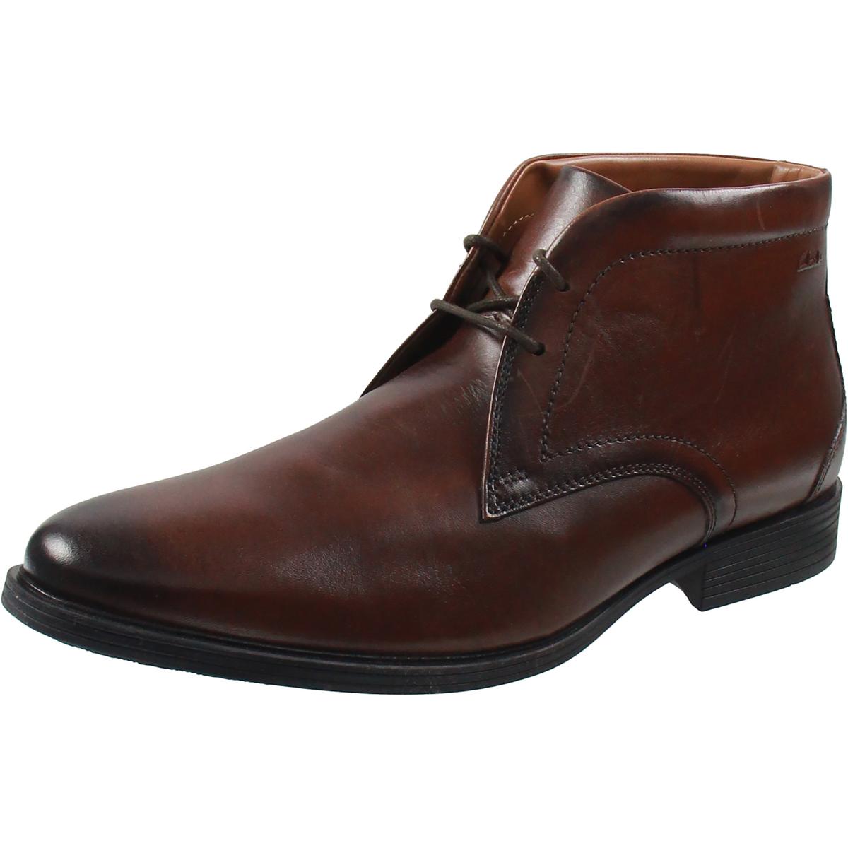 BHFO Logo Leather Chukka Boots