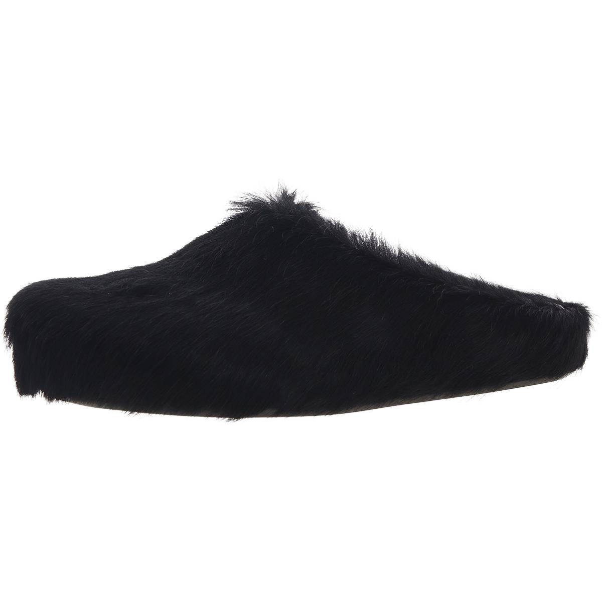 Fussbett Sabot Mules Calf Hair Clogs