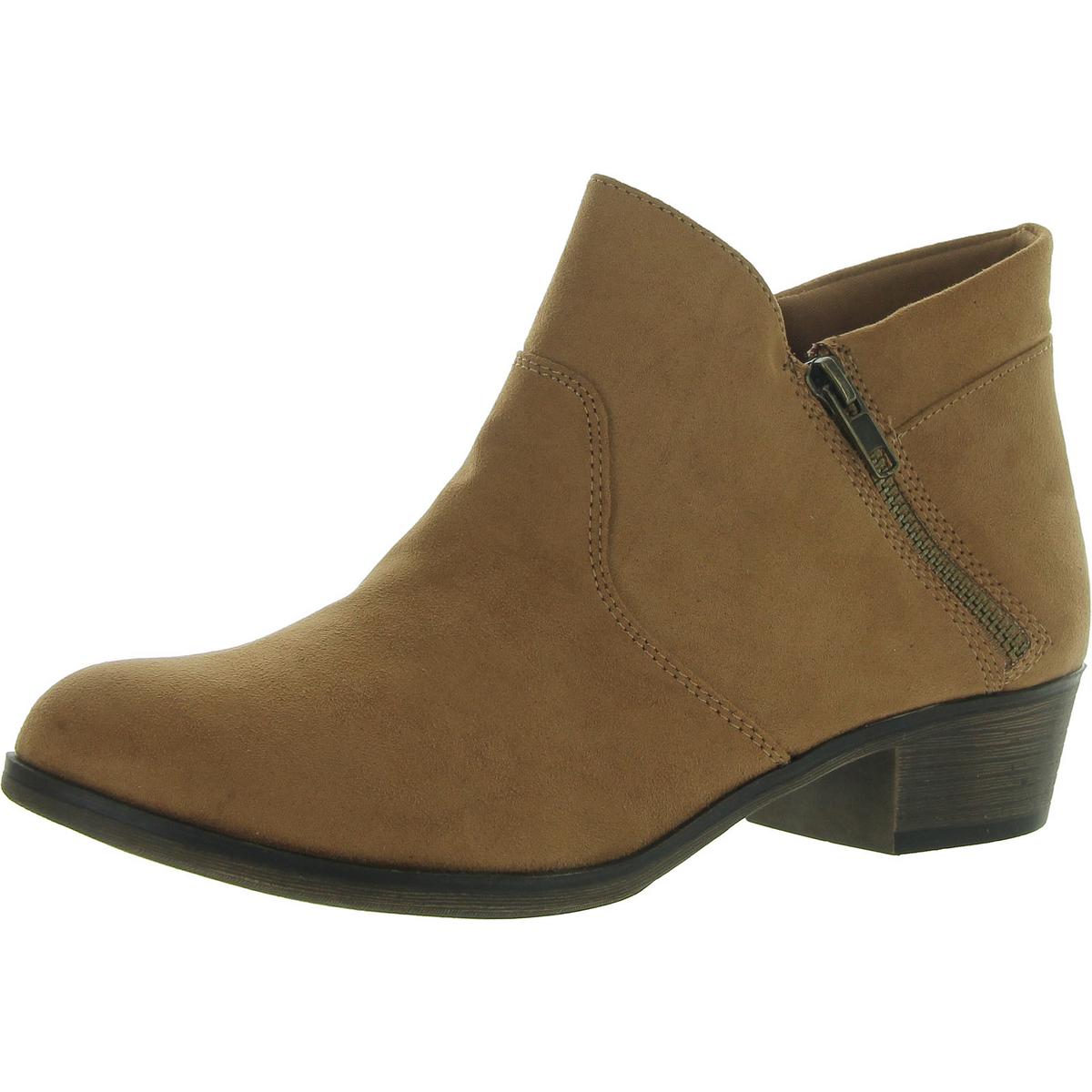 Zip Up Casual Booties