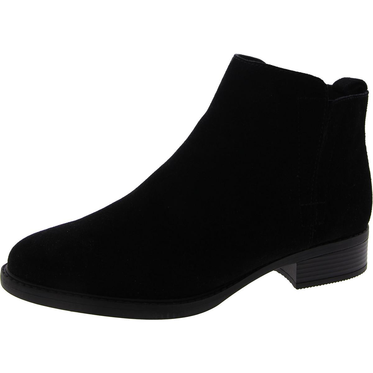 Zipper Almond Toe Ankle Boots