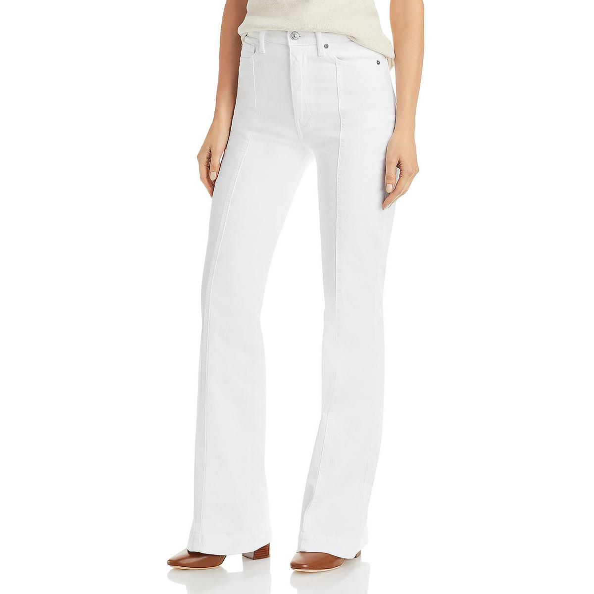 Denim Flare High-Waist Jeans