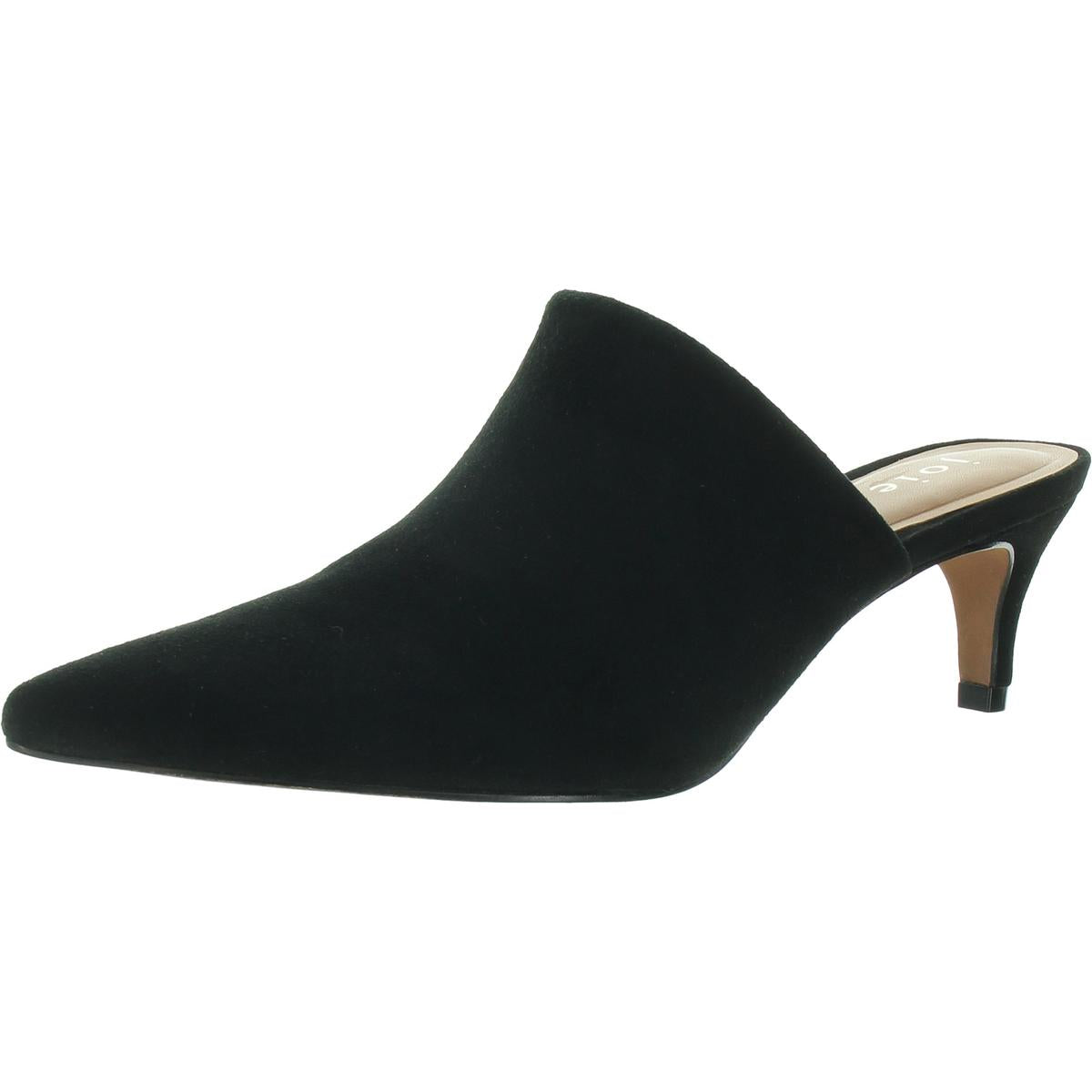 Karinne Suede Kitten Mules