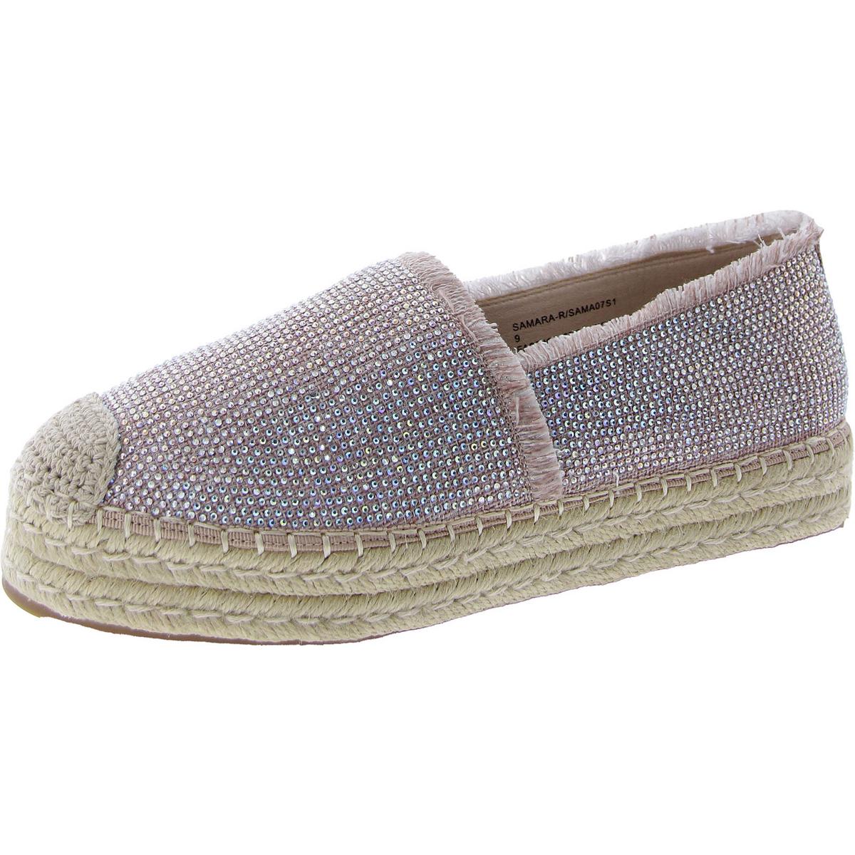 Samara Rhinestone Slip On Espadrilles