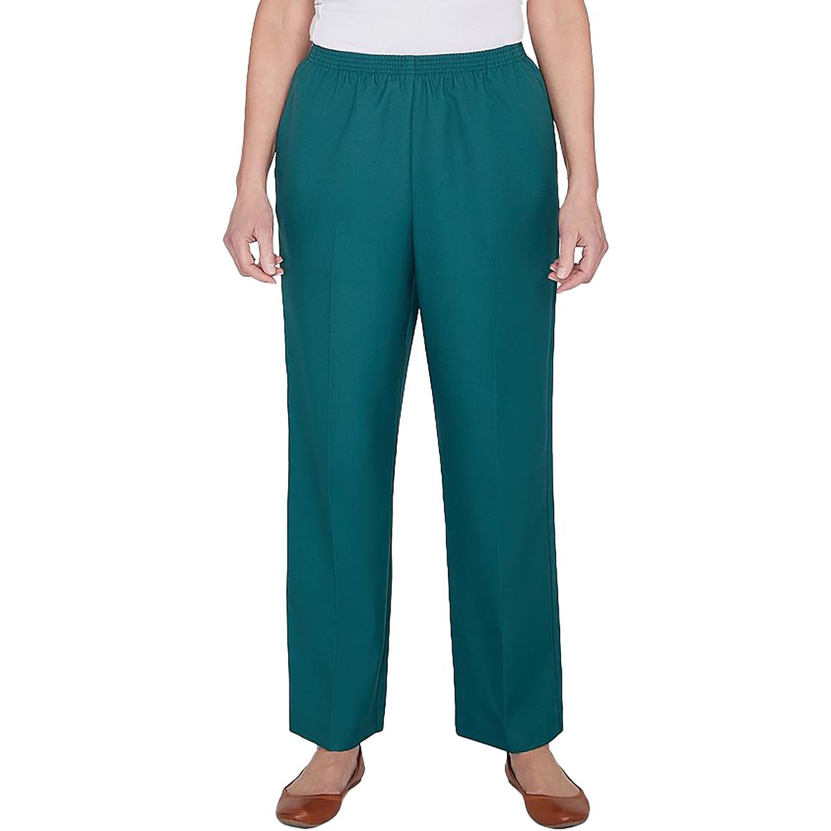 Comfort Waist Traditional Fit Straight Leg Pants