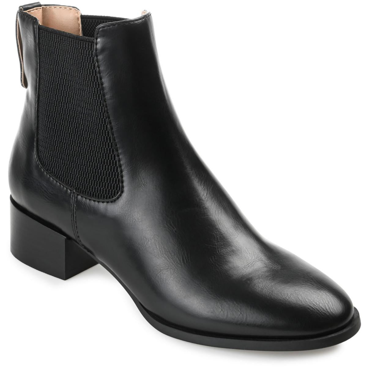 Chayse Faux Leather Pull On Chelsea Boots