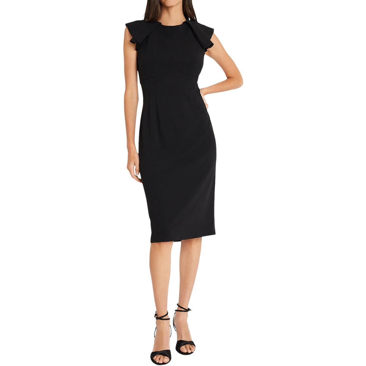 Ruffled Sheath Dress