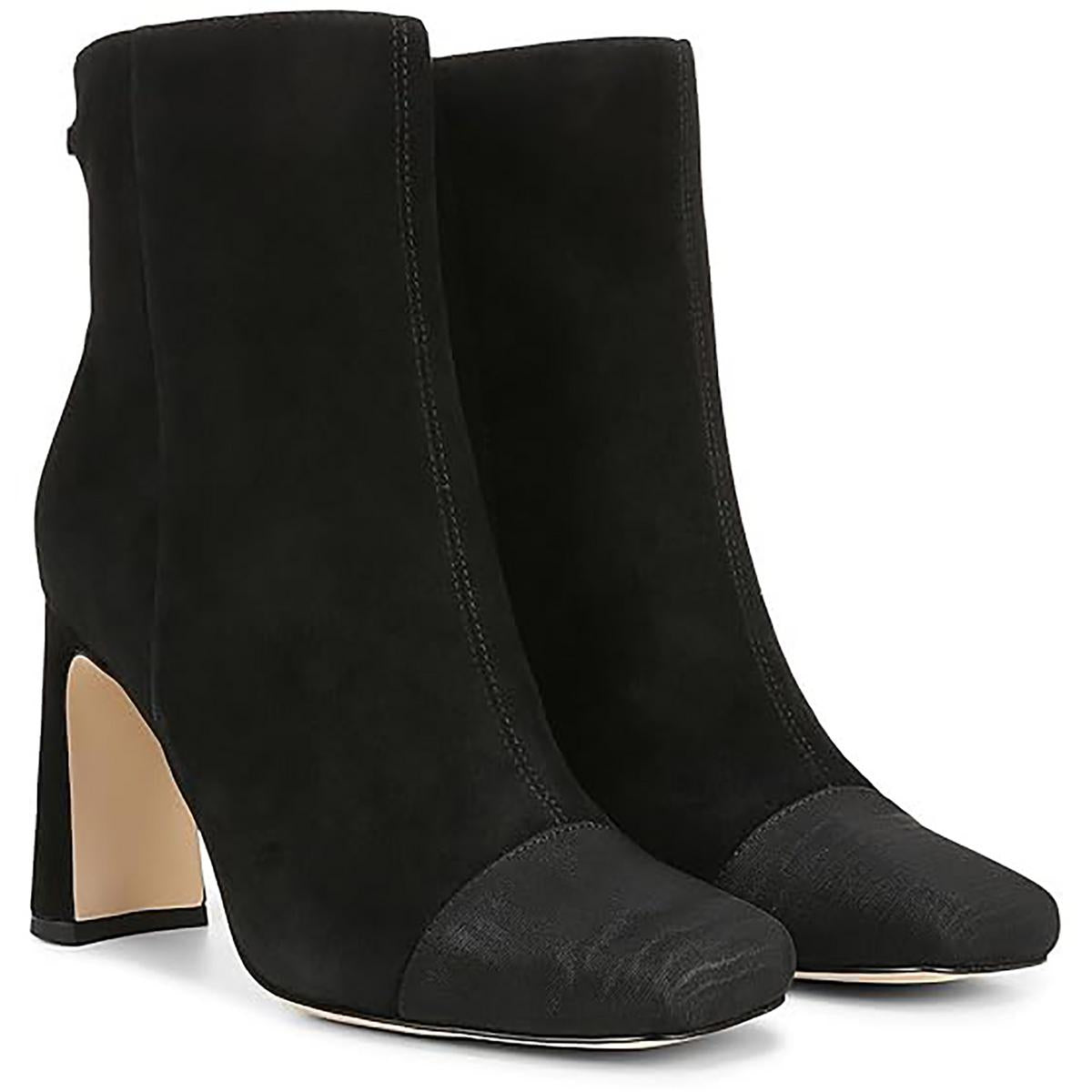 Easton Zipper Suede Booties