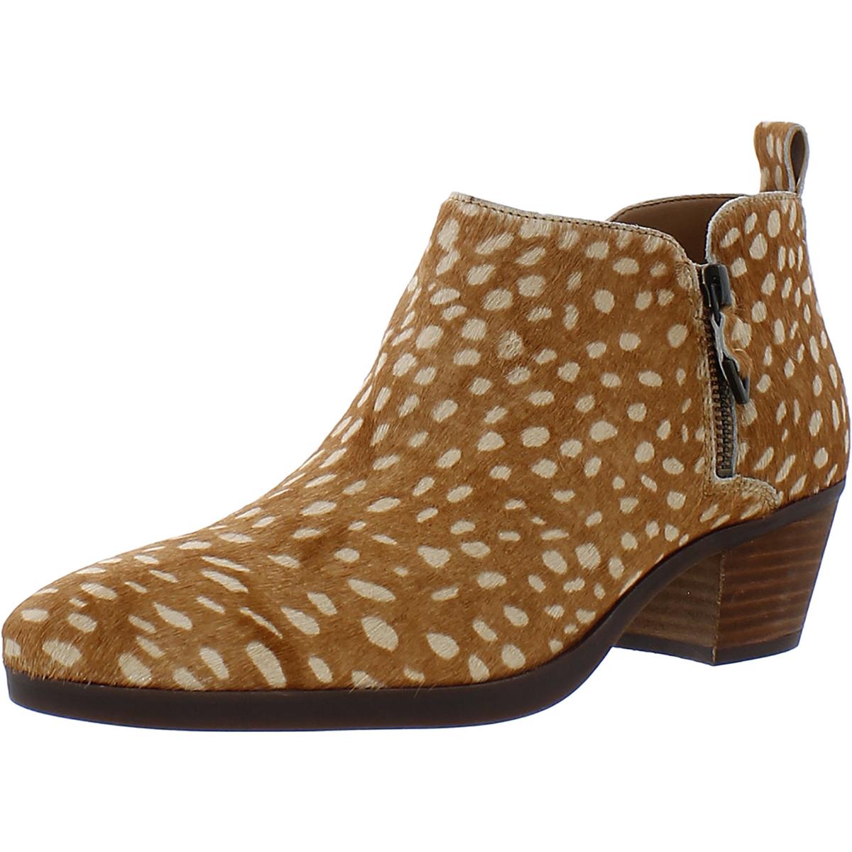 Cecily Calf Hair Ankle Boots