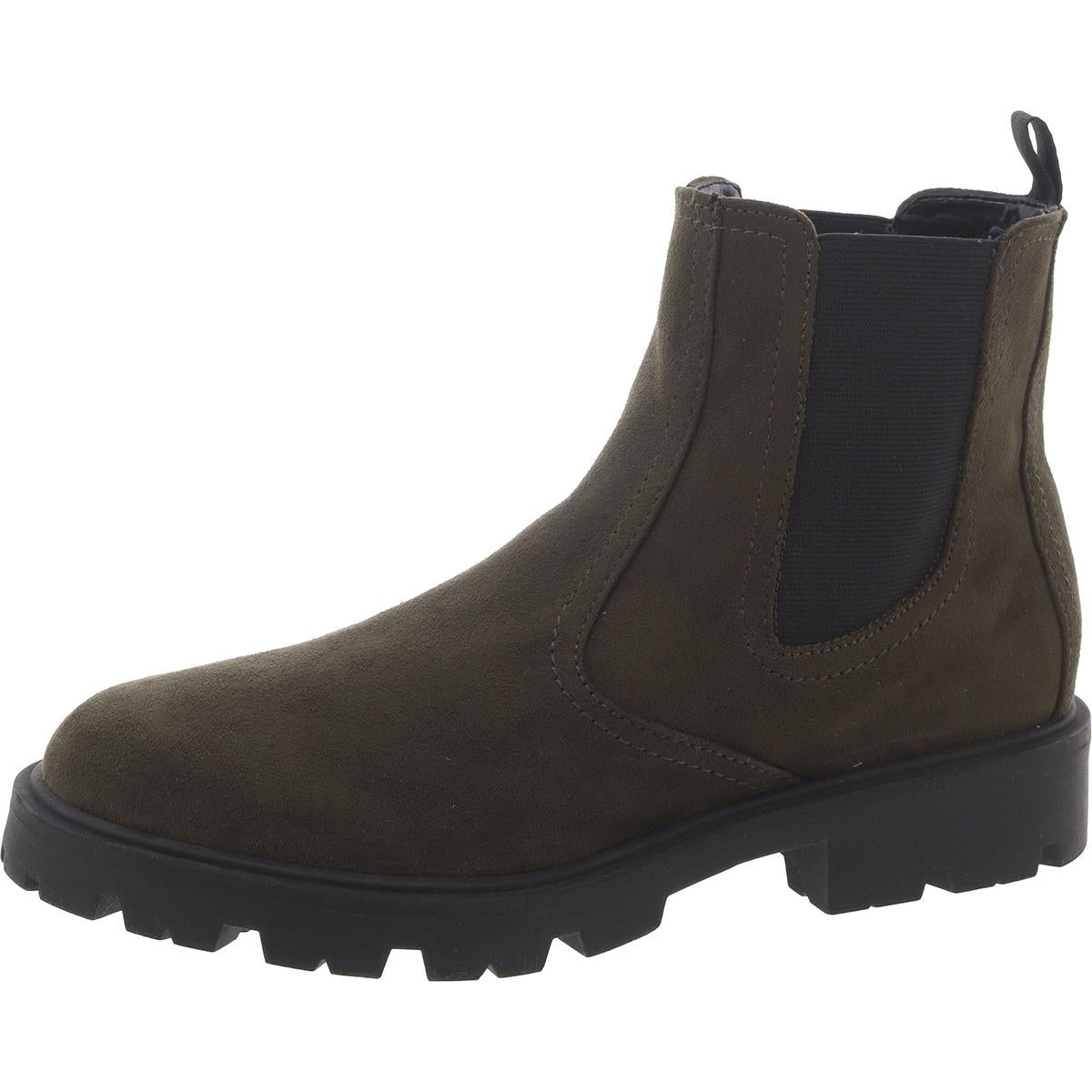 Yullon 2 Faux Suede Pull On Chelsea Boots