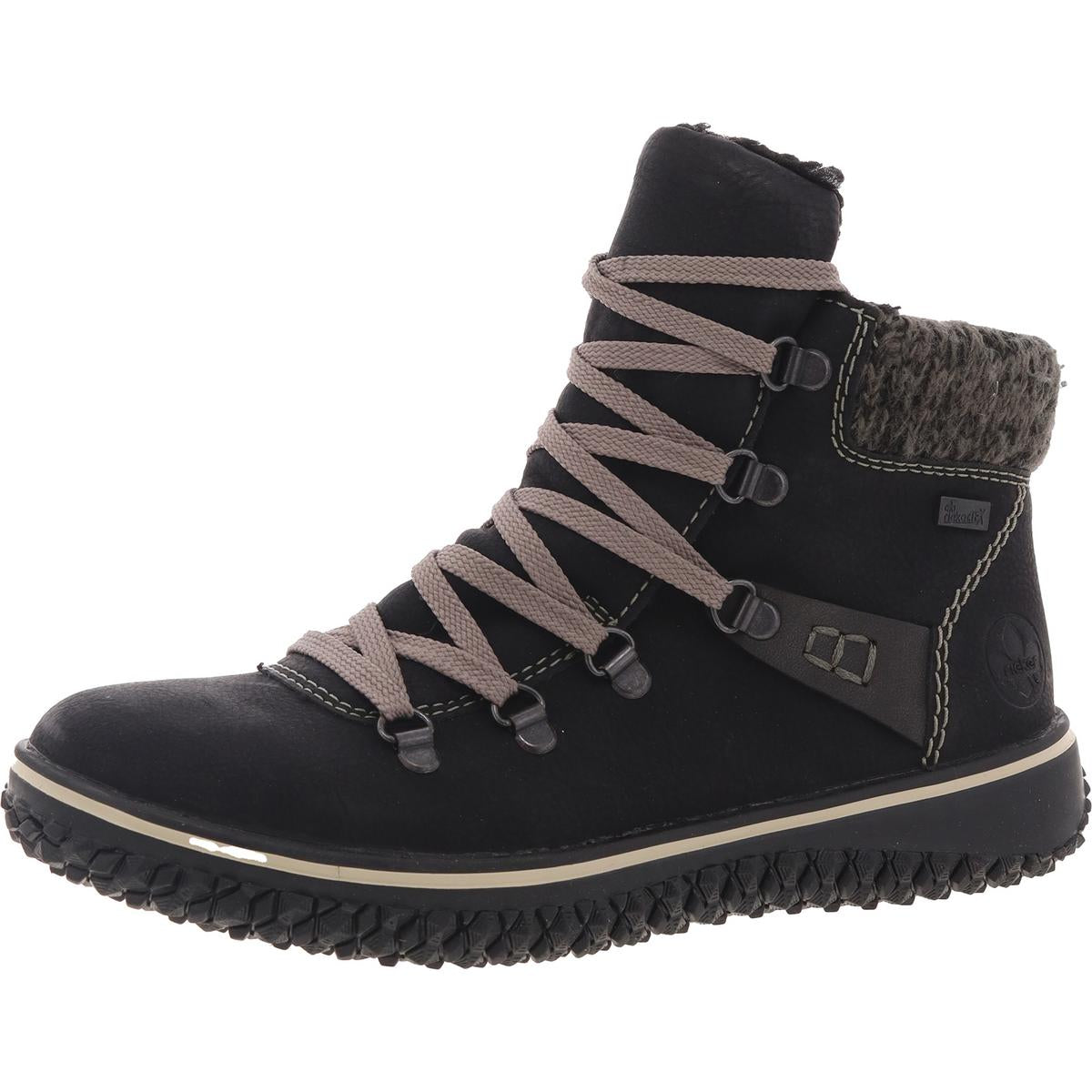 Cordula 38 Zipper Faux Leather Winter & Snow Boots