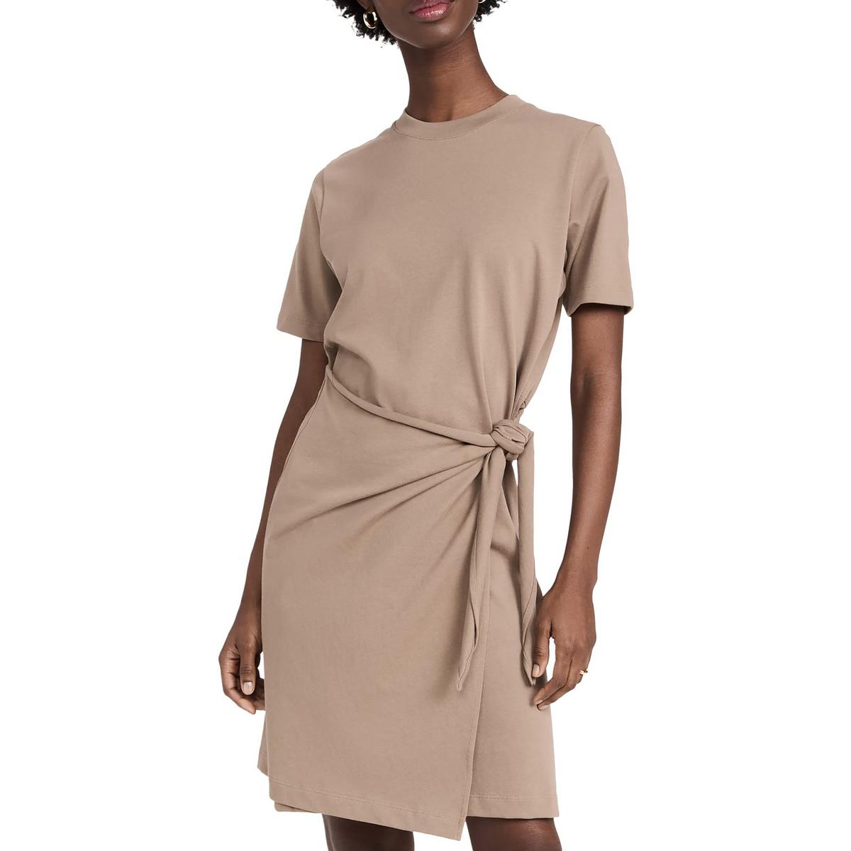 Cotton Knee-Length Shirtdress