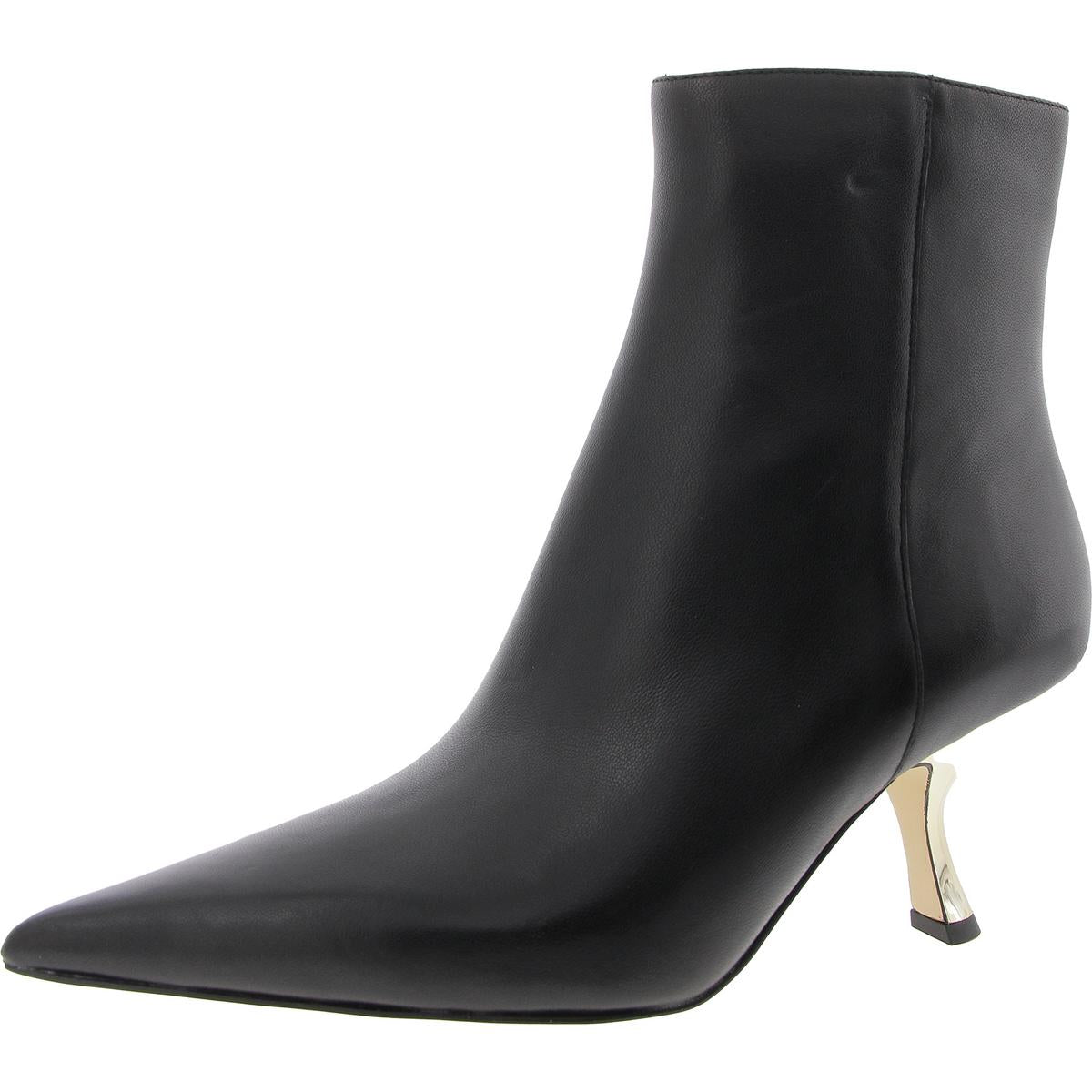 40F4LUE5L Solid Leather Booties