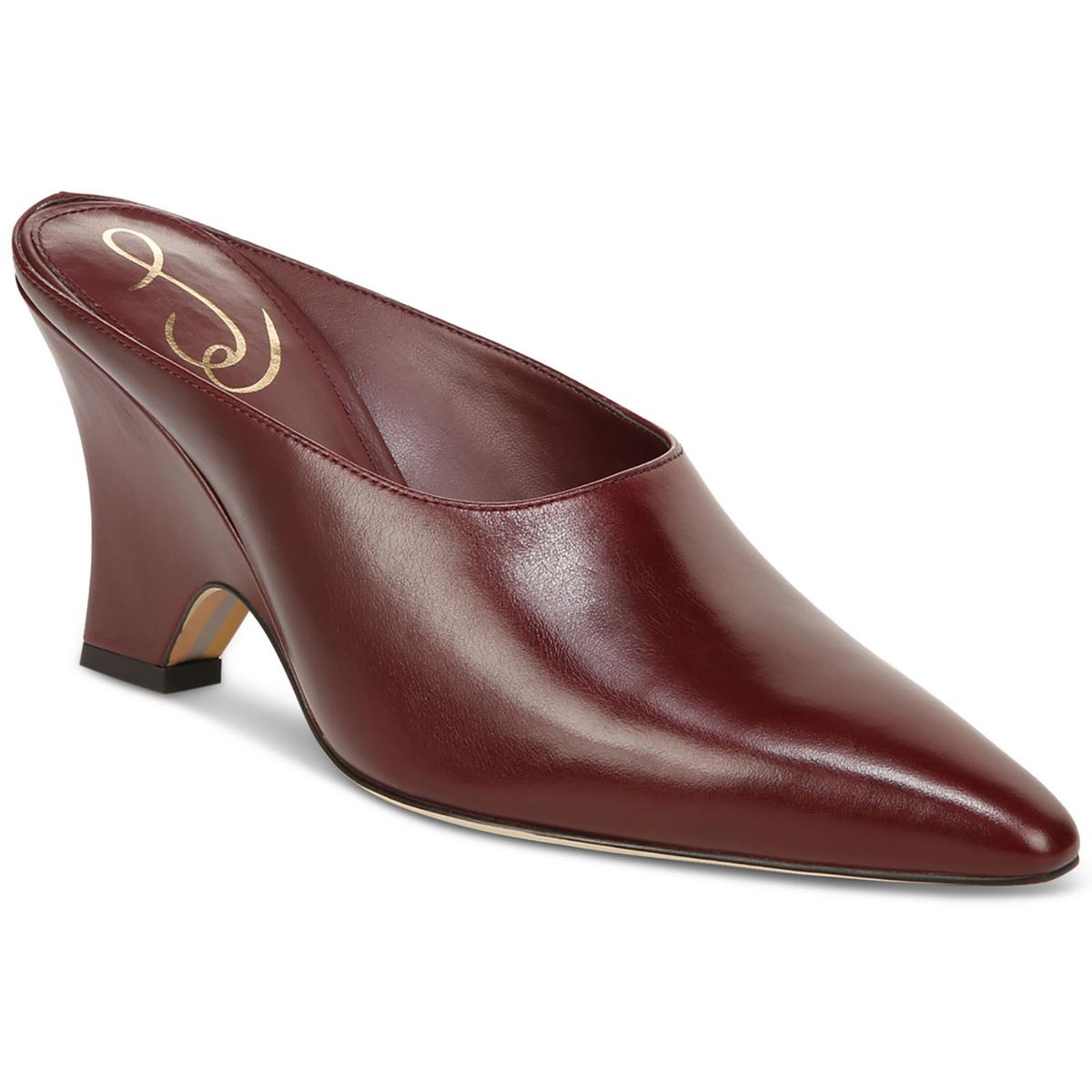 Vonn Leather Pointed Toe Mules