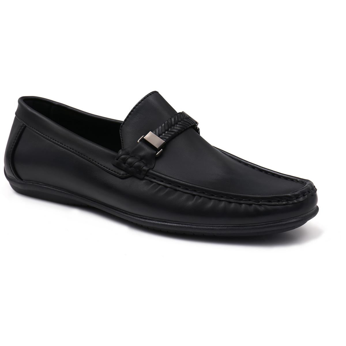 Madrid 01 Faux Leather Slip-On Loafers