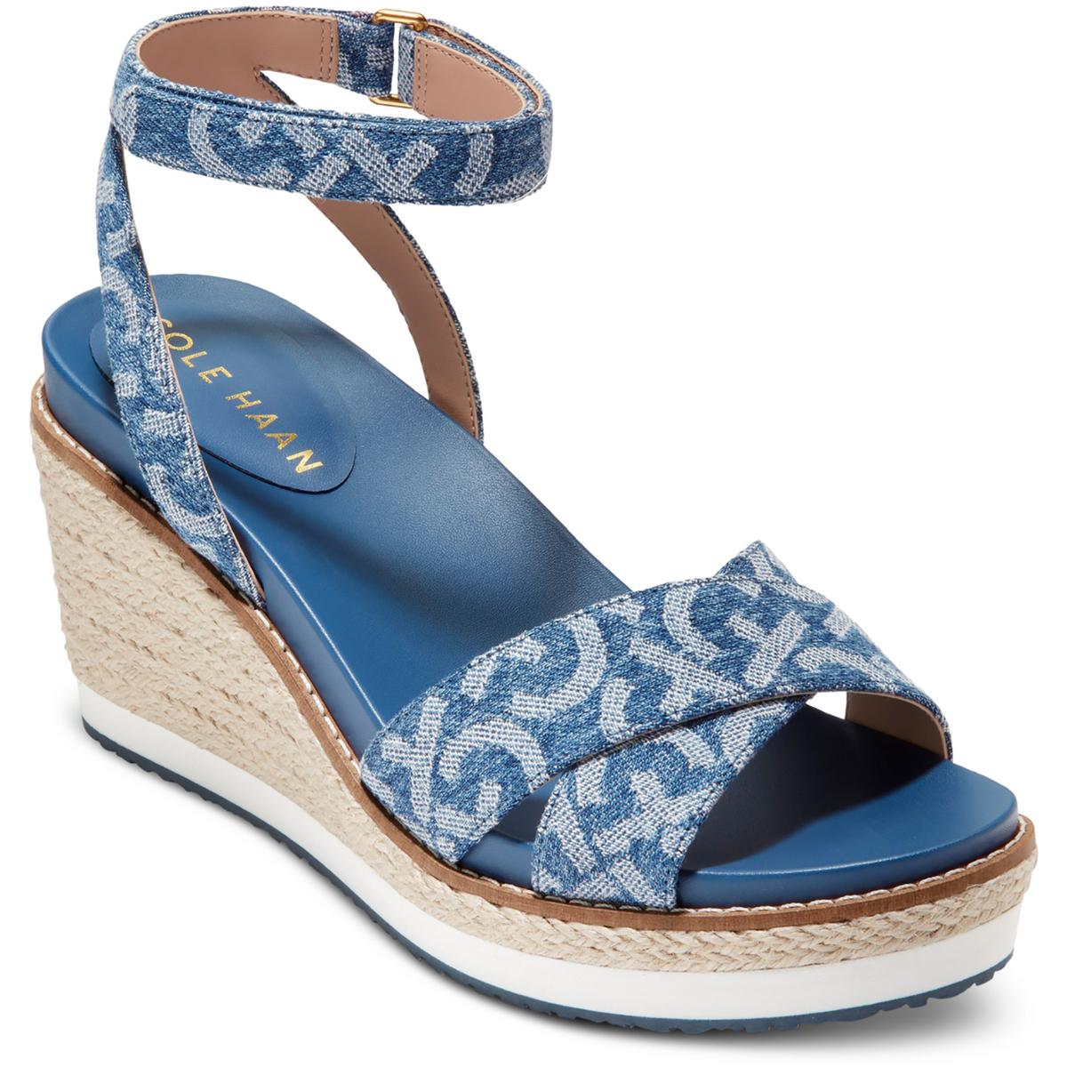 Cloud Denim Criss-Cross Front Espadrilles