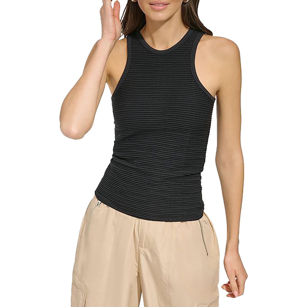 Crew neck Ribbed Pullover Top