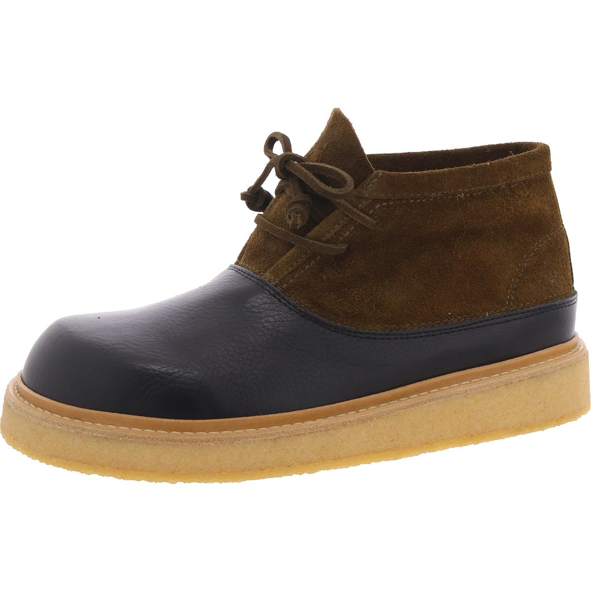 Lace-Up Suede Chukka Boots