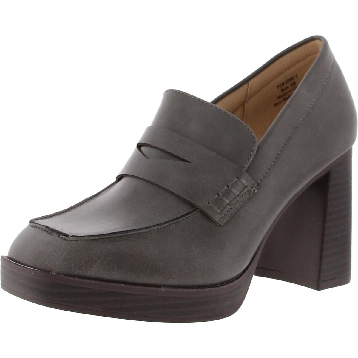 BHFO Block Heel Loafer Heels