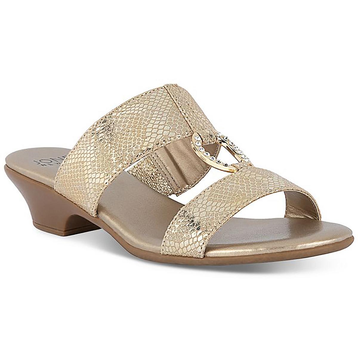 Eanna Embellished Slip-On Wedge Sandals