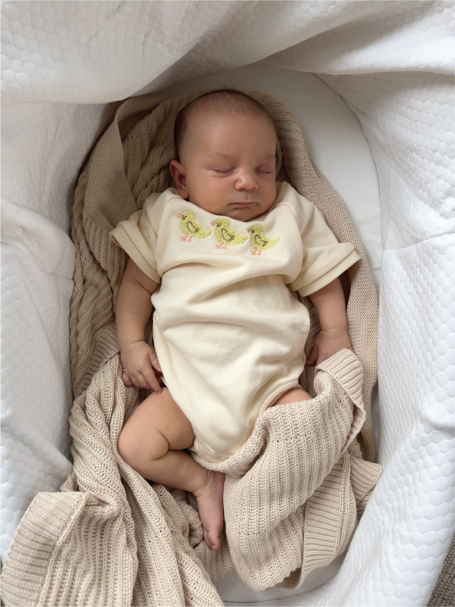 3 Little Ducks Bubble Romper