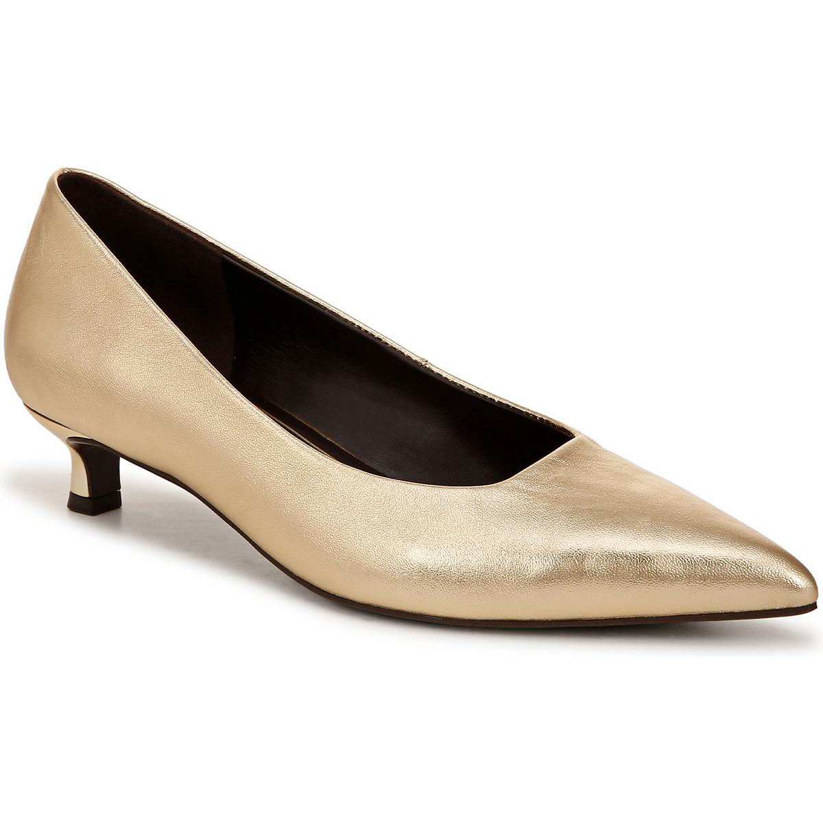 Natalia Cushioned Footbed Pointed Toe Kitten Heels