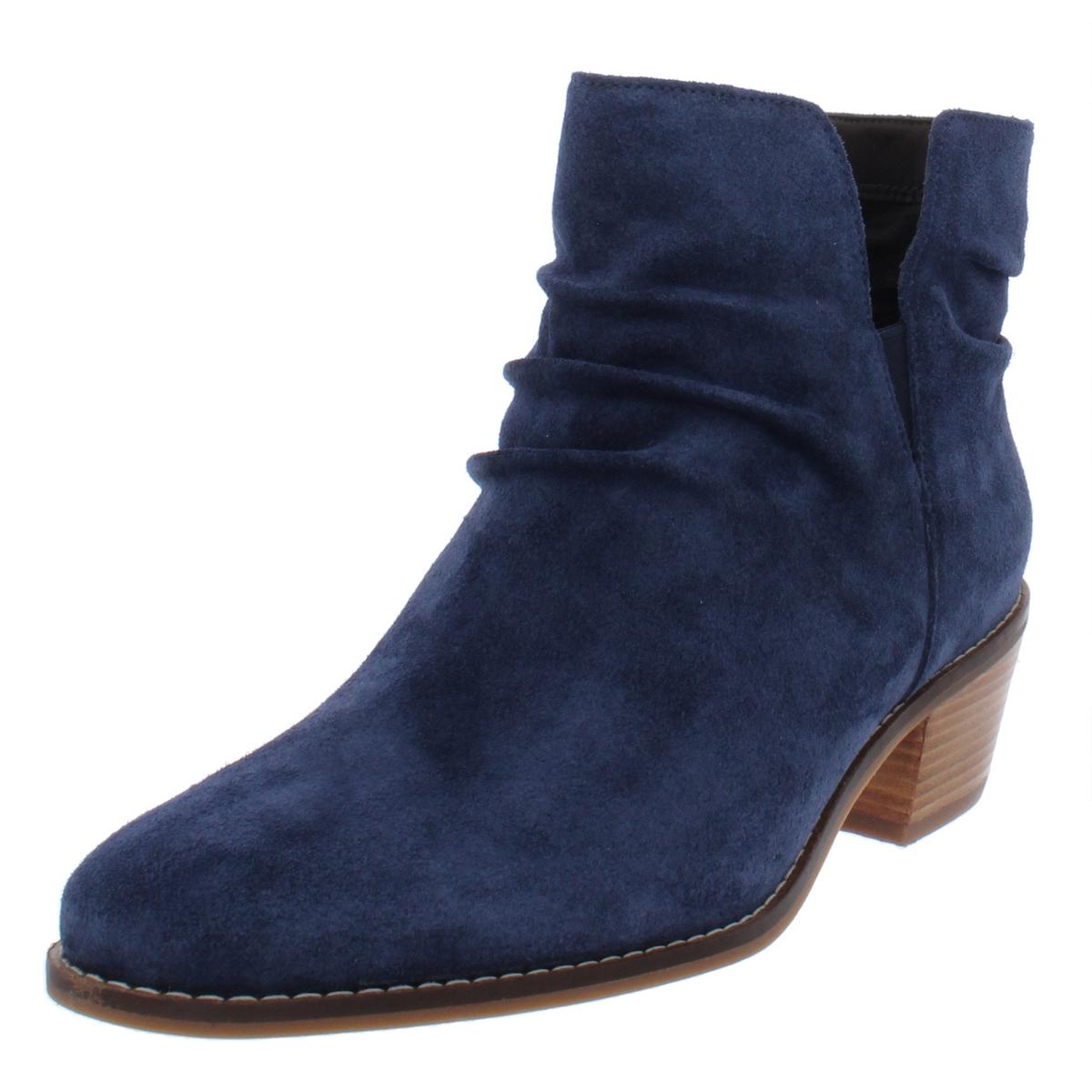 Alayna Suede Block Heel Booties