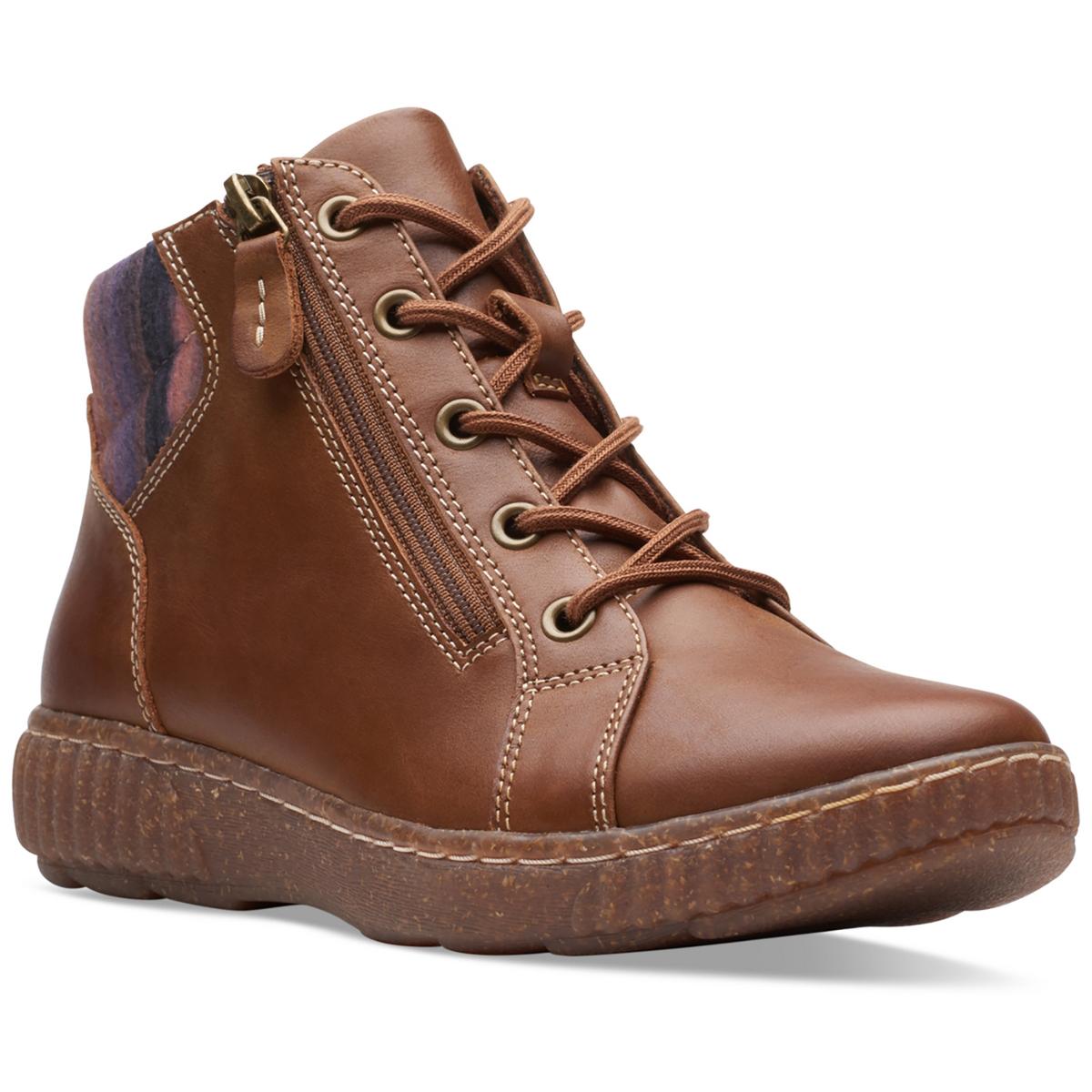 Lace Up Zipper Ankle Boots