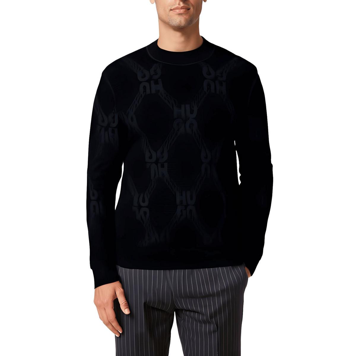 Sylor Knit Jacquard Pullover Sweater