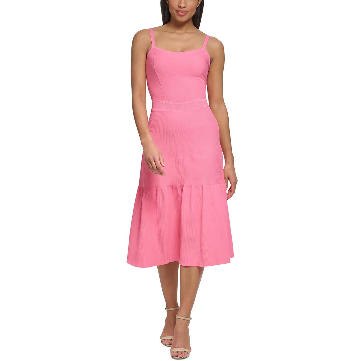 Ribbed Rayon Maxi Dress