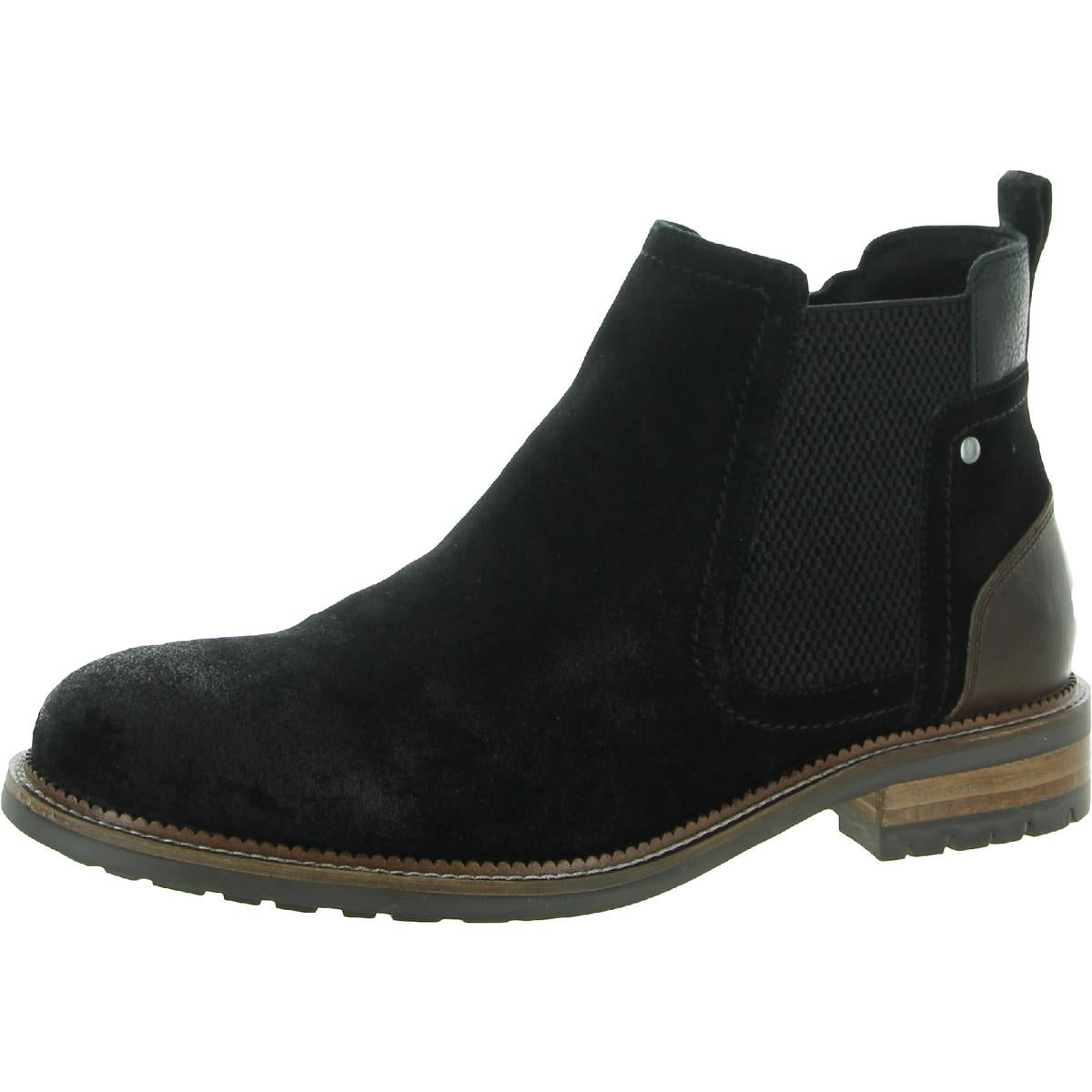 Commander Leather Ankle Chelsea Boots