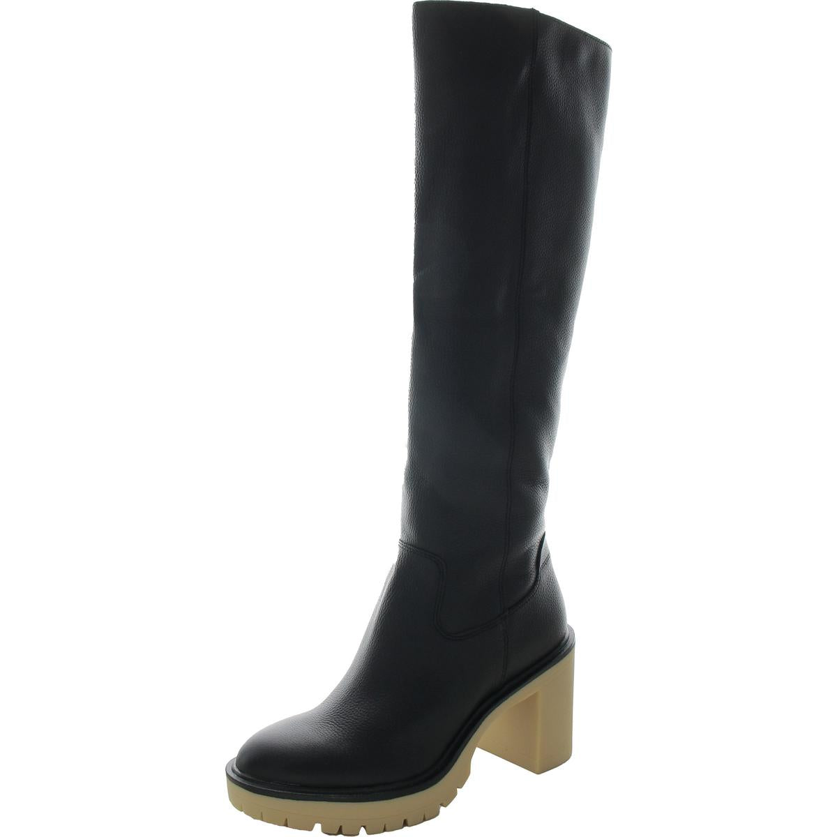Double Zipper Knee-High Boots