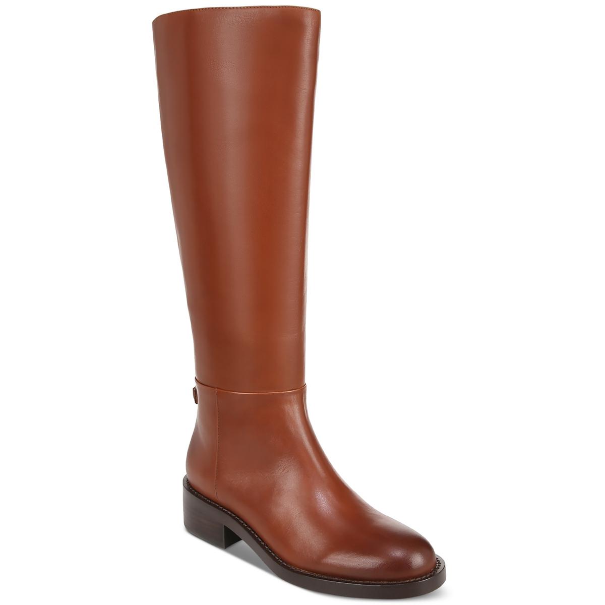 Mable ATH Leather Block Heel Knee-High Boots